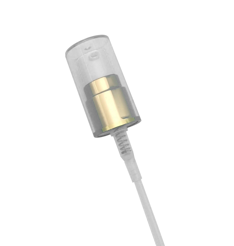 18/410 gull aluminiumskrempumpe med lokk