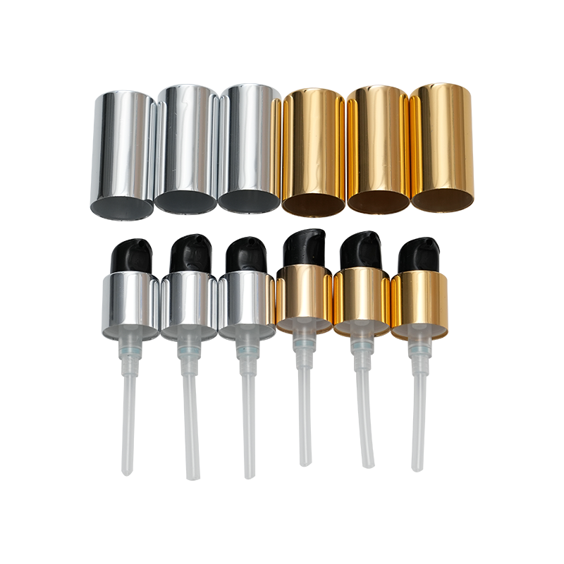 Eksternt semi-elektrisk pingvinspiss lotion pumpe + aluminiumsdeksel