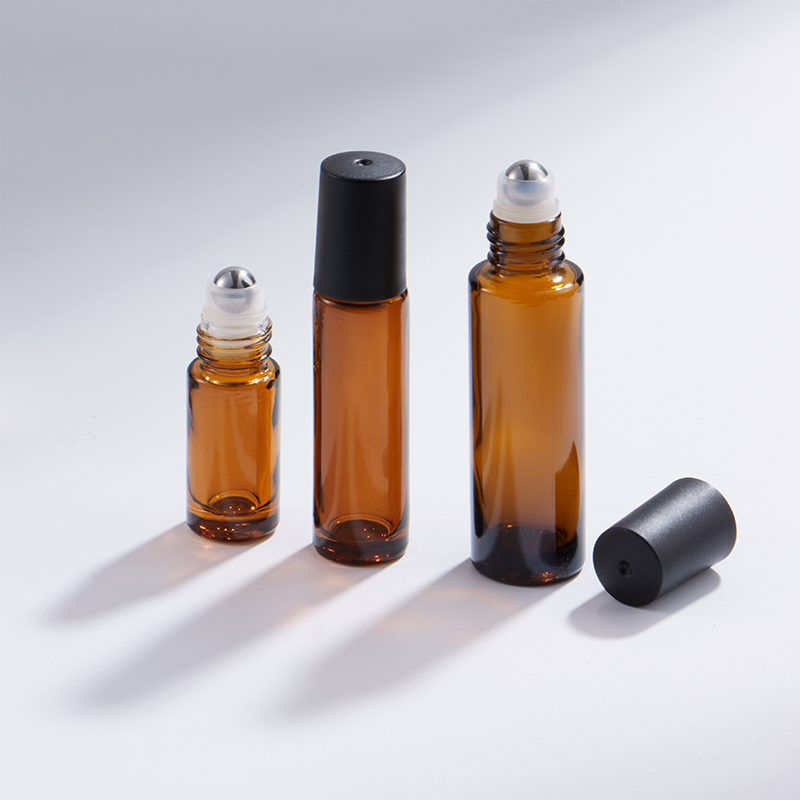 5ml 10ml 15ml Amber Roll-On glassflaske